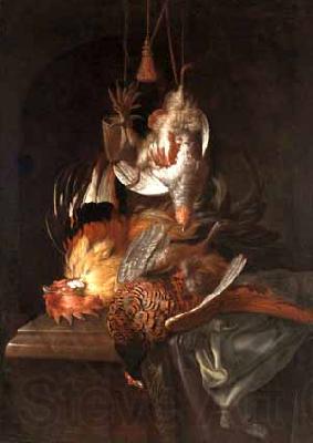 Willem van Aelst Hunting trophies Spain oil painting art